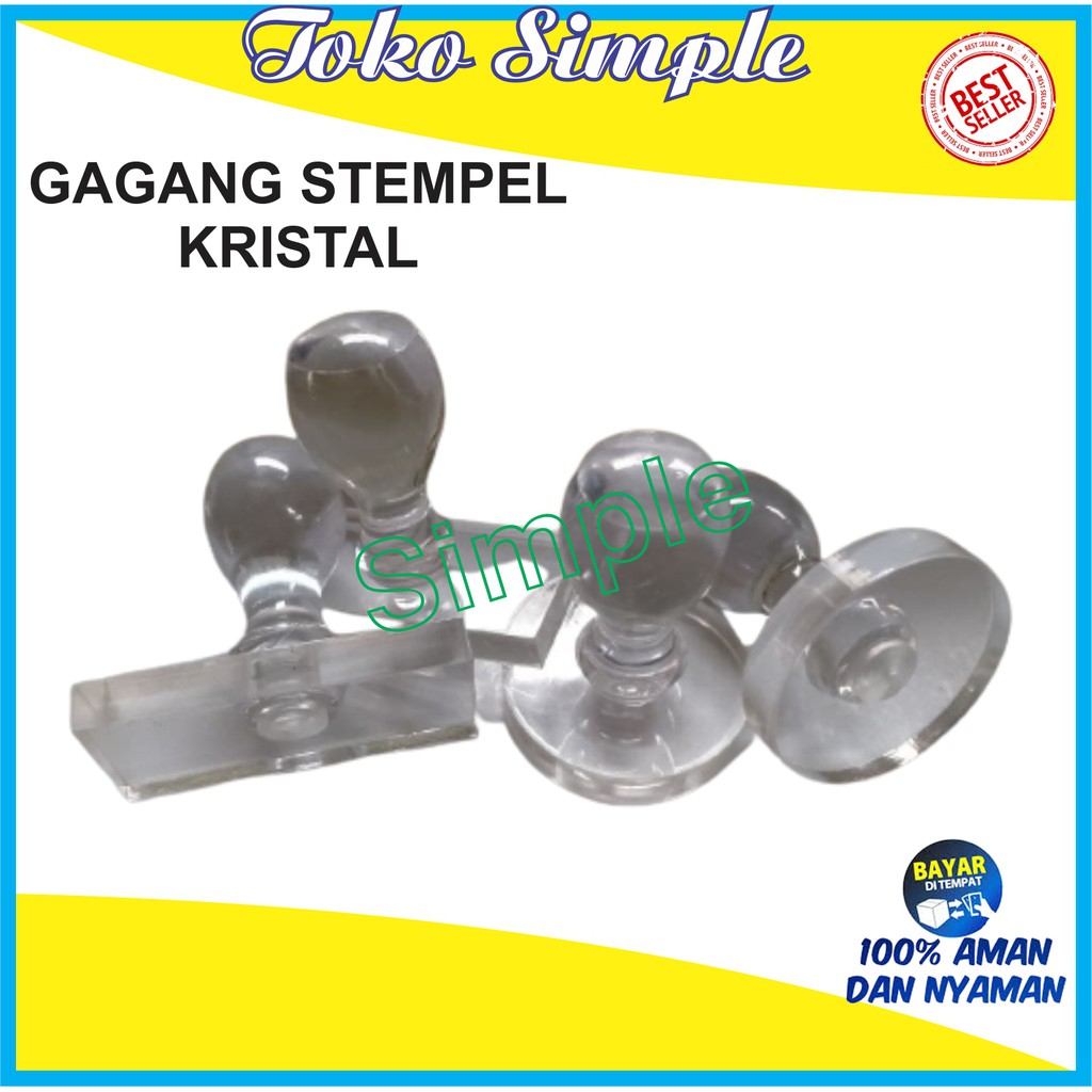 

GAGANG STEMPEL KRISTAL BULAT KOTAK OVAL