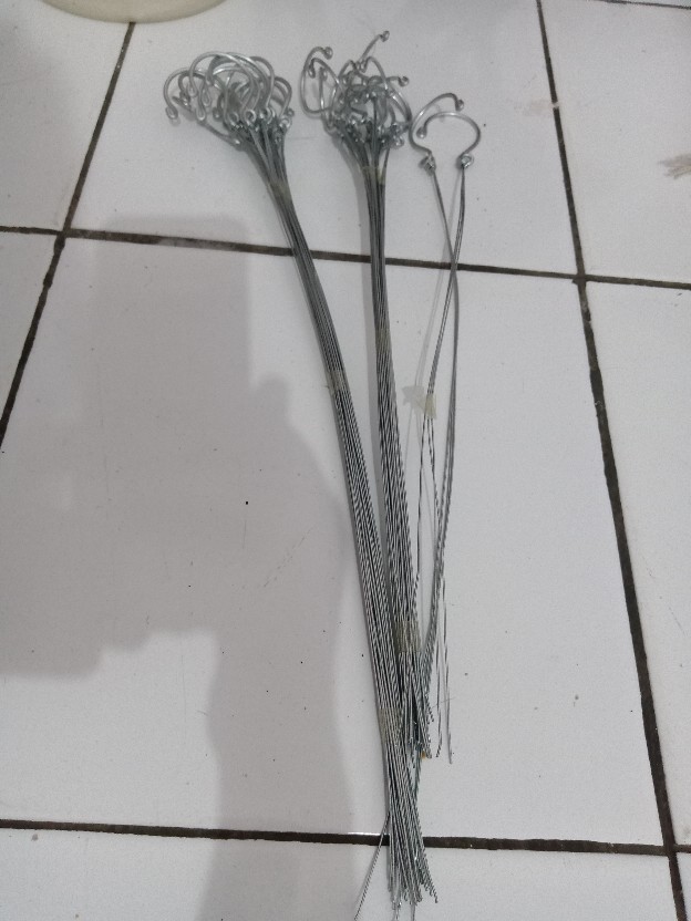 Gantungan Pot Plastik,p 35cm,1 Ikat Isi 12biji,,
