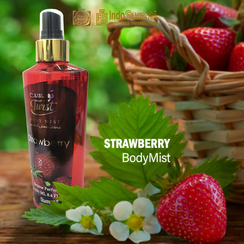 Body Mist 250ml - STRAWBERRY | Parfum Surrati