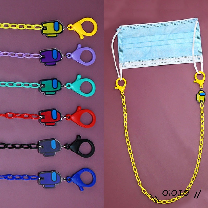 Strap Masker Rantai / Kalung Masker Kacamata Dewasa / Strap Mask Chain - ol