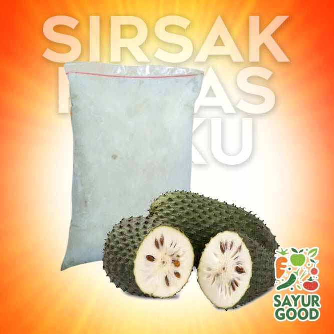 

Buah Sirsak Kupas Bersih Frozen / Beku Segar / Pack 500 gram