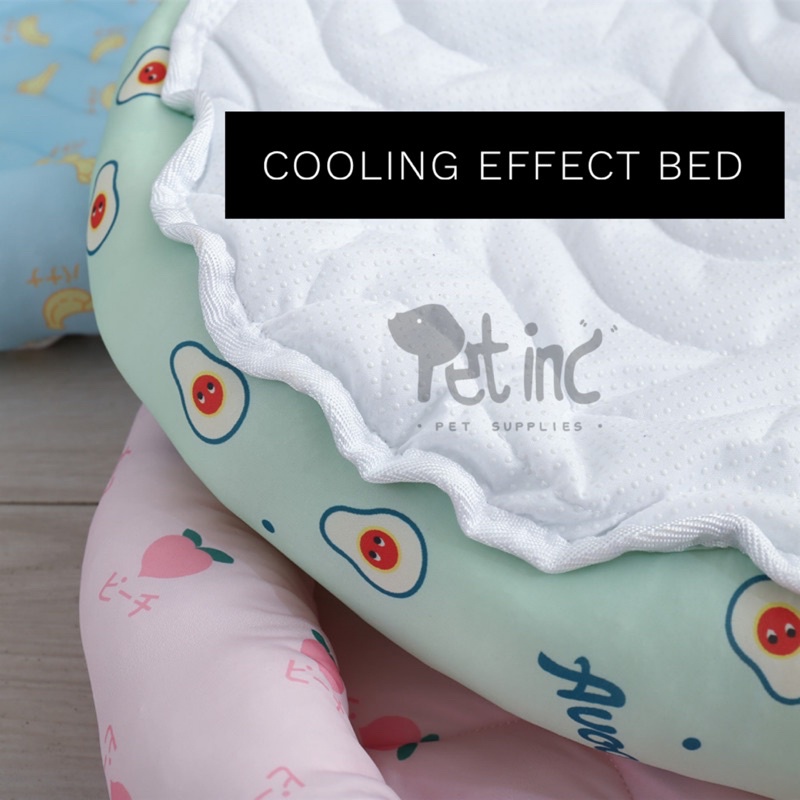 Cooling effect round bed