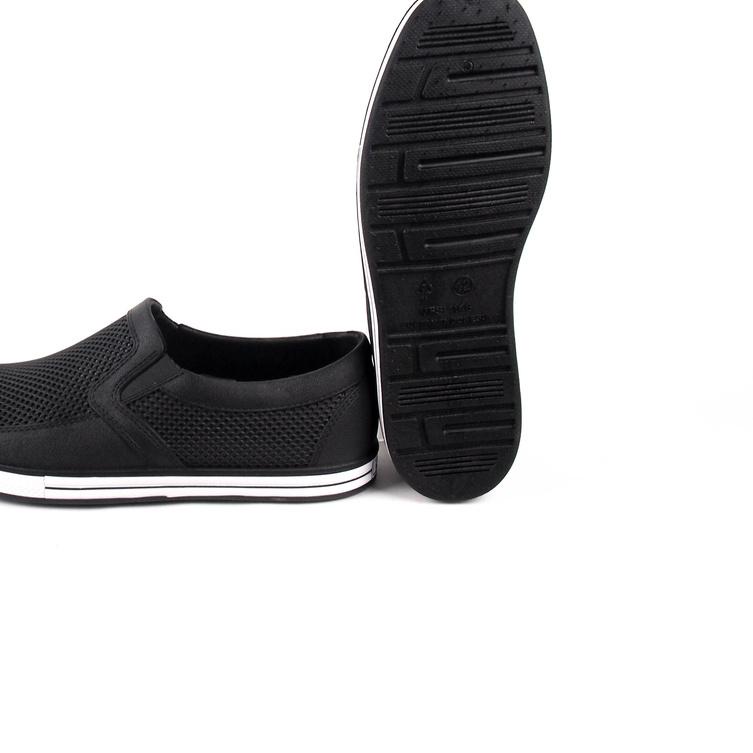 ✲ Sepatu Pantofel Karet ATT SAF 1146 Hitam - Putih ✫