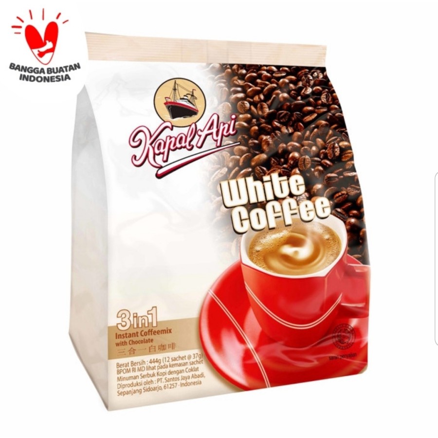 

Kapal Api White Coffee Bag (isi 12 sachet @37gram)