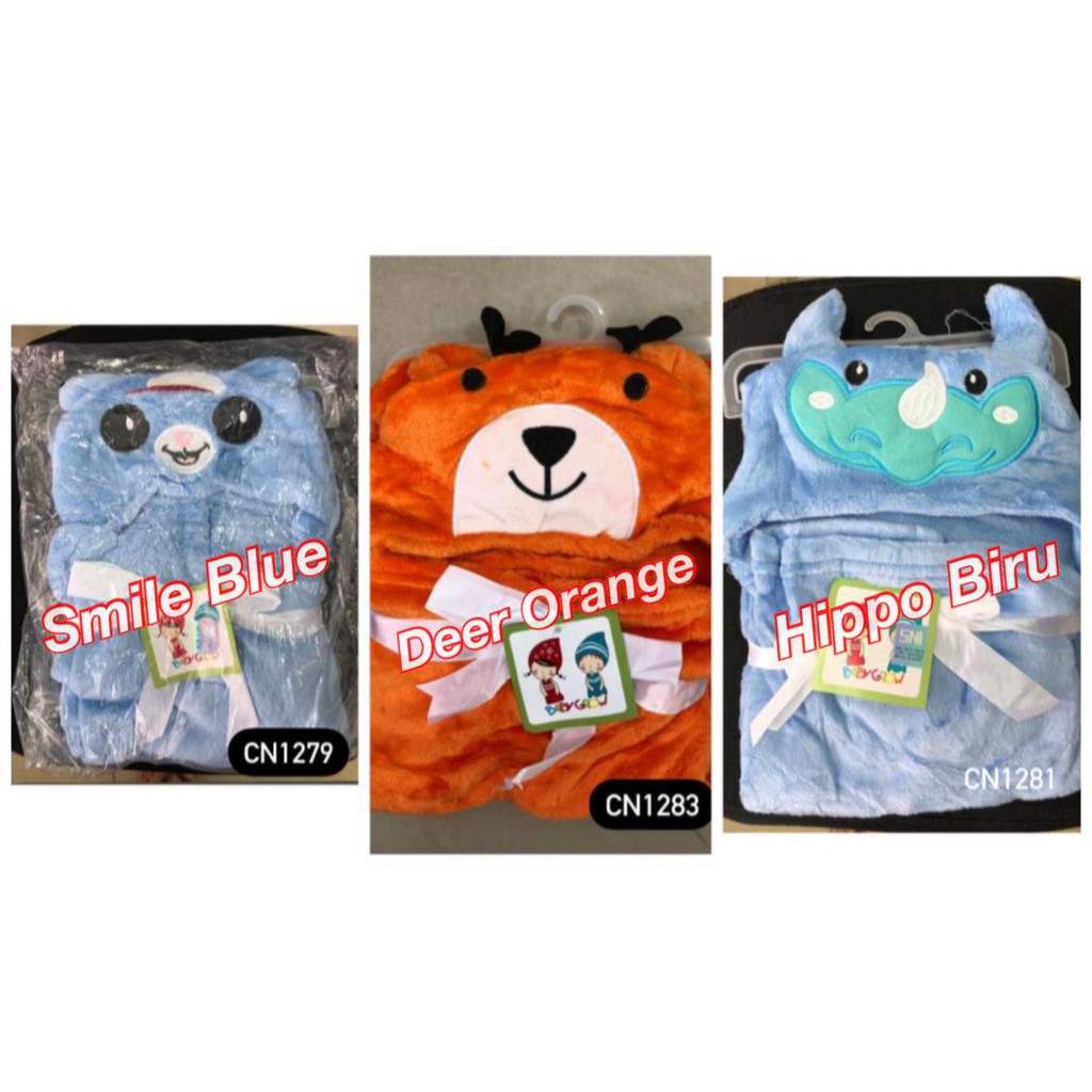 Selimut Topi Double Fleece Baby Boy &amp; Girl Murah CBKS HK LC