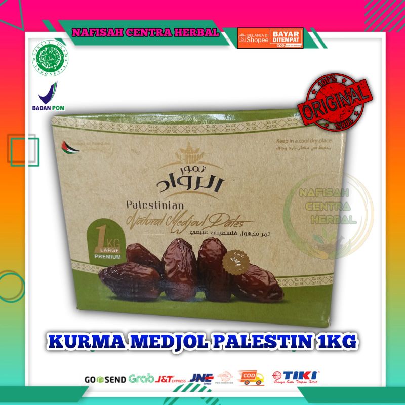 

Kurma Medjol Palestine Kemasan 1kg