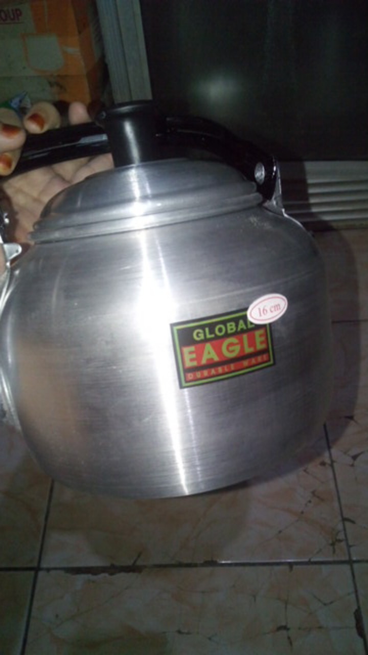 Teko Minum Masak / Ceret  Cor Almunium 16 18 20 Cm Global Eagle