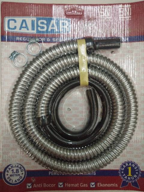 Selang Fleksibel WELHOME / Selang Gas WELHOME Premium 1.8 Meter