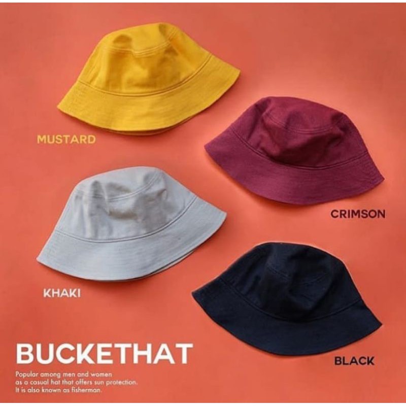buckethat polos/ topi korea
