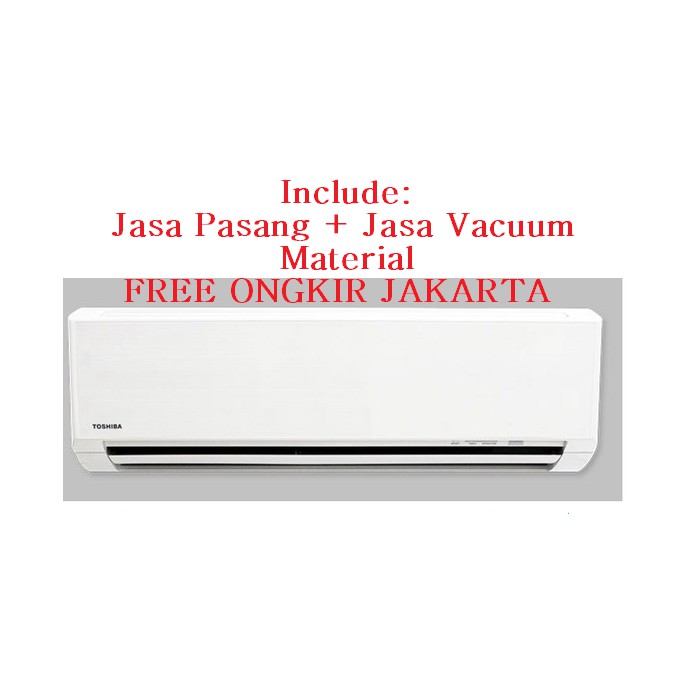 PROMO AC SPLIT TOSHIBA 2 PK RAS-18S3KS (FREON R-410A, 1600 WATT)