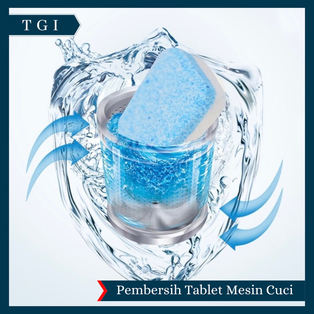 TGI - TABLET PEMBERSIH MESIN CUCI / DEEP CLEANING WASHING / TABLET PEMBERSIH PENGHILANG BAU