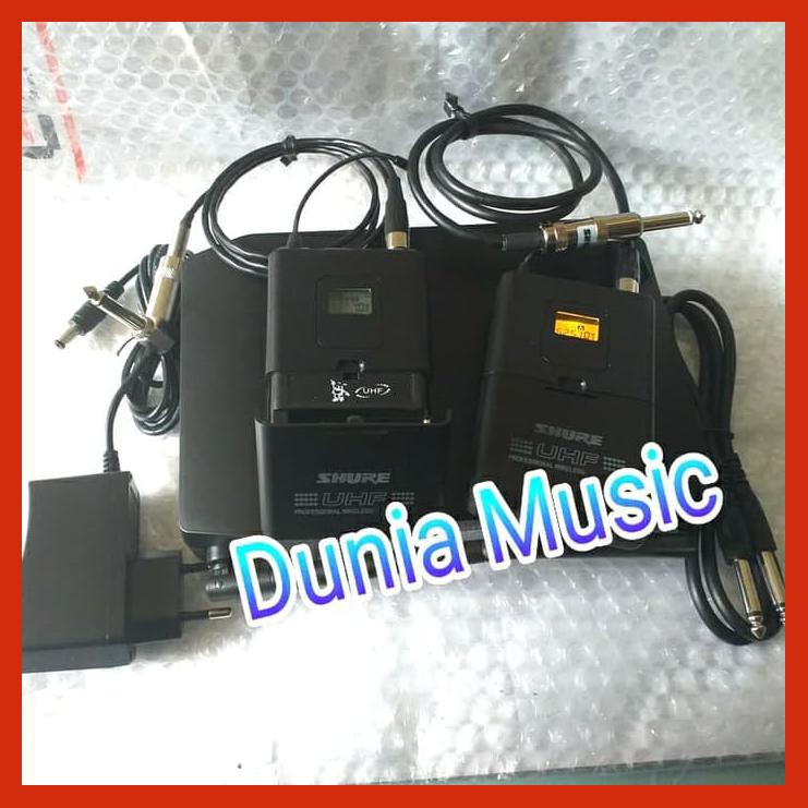 SHURE JACK WIRELESS GITAR BASS BIOLA HIGH QUALITY