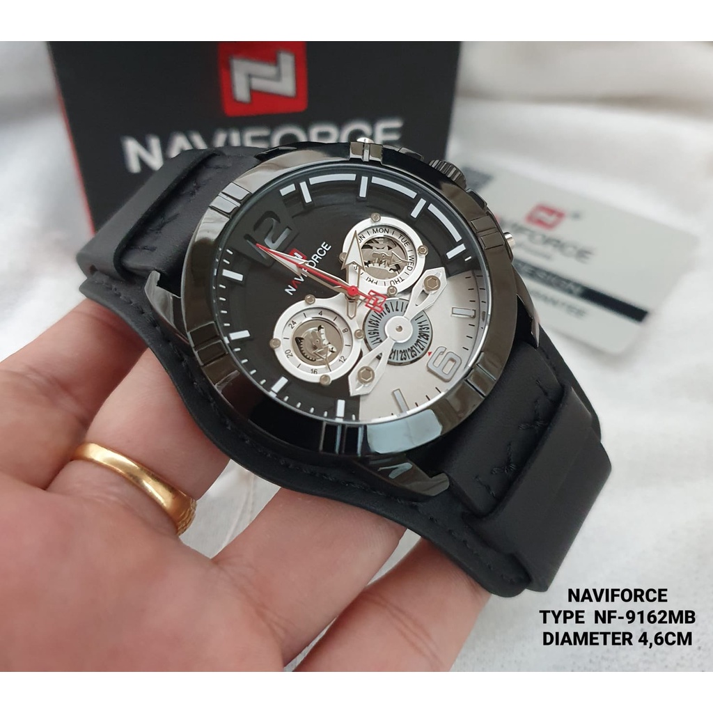 JAM TANGAN NAVIFORCE 9162/JAM TANGAN COWOK NF9162MB/ JAM TANGAN TERBARU