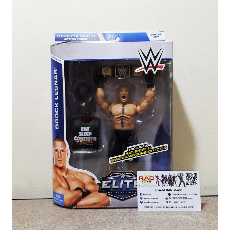 Brock lesnar mattel elite wwe smackdown action figure