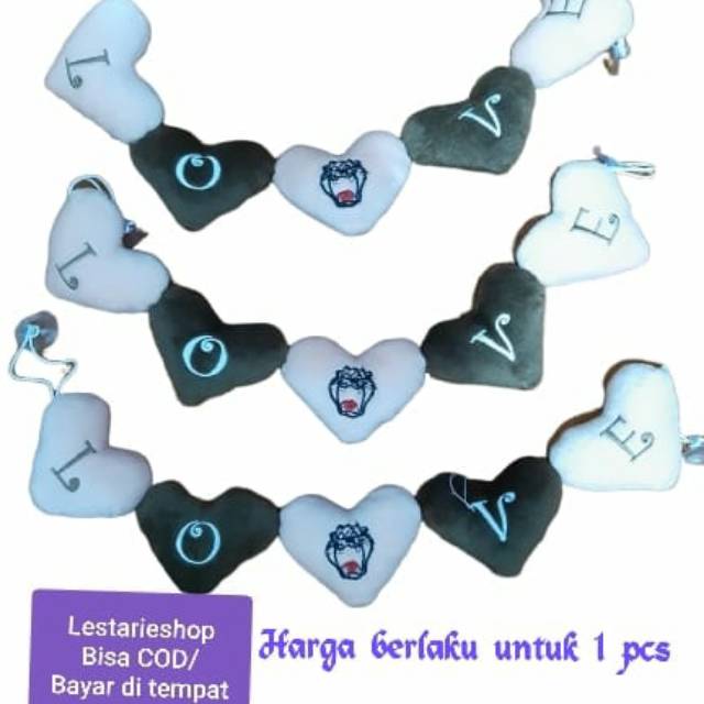 Tempelan gantungan untuk hiasan kaca boneka renceng karakter tazmania