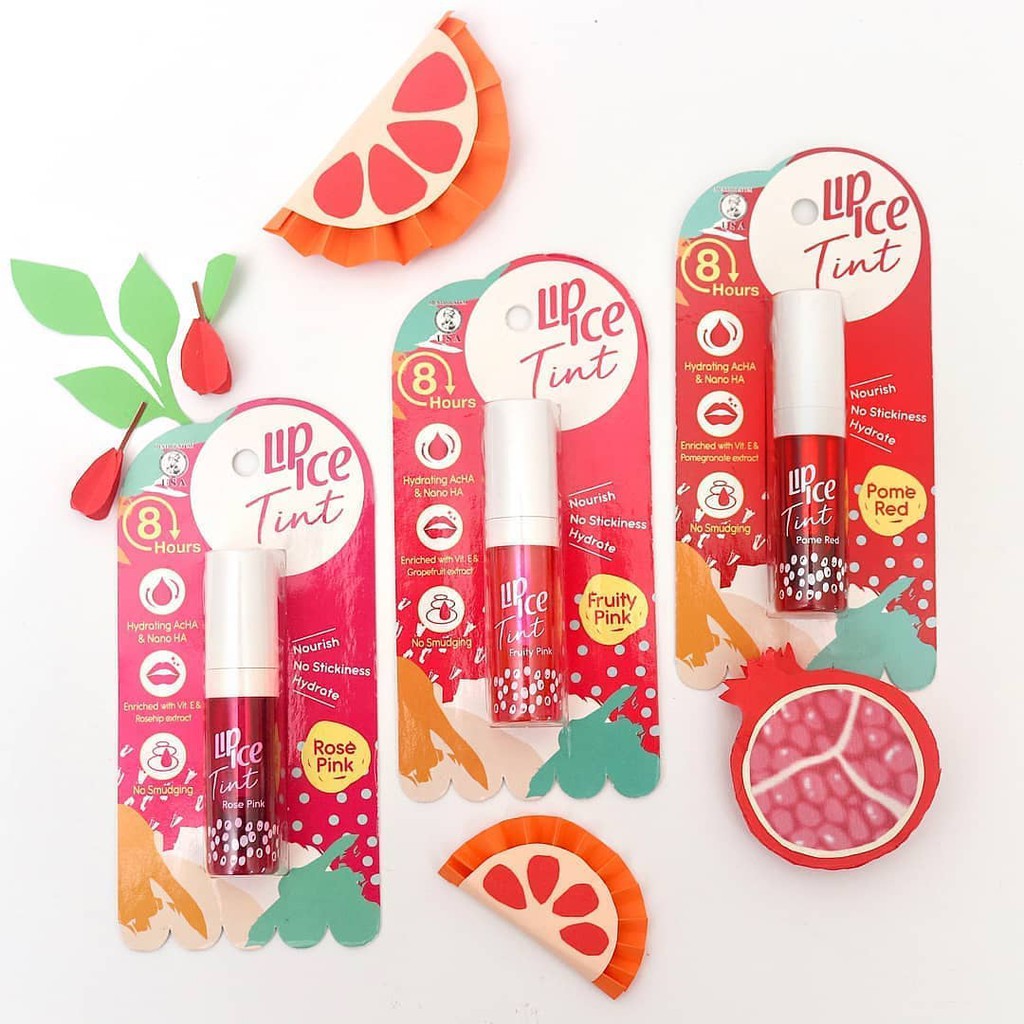 ✨LACIKOSME✨ LIP ICE SHEER COLOR - LIP ICE FRUITY TINT TRANSPARANT PELEMBAB BIBIR CREAM UV PROTECTION