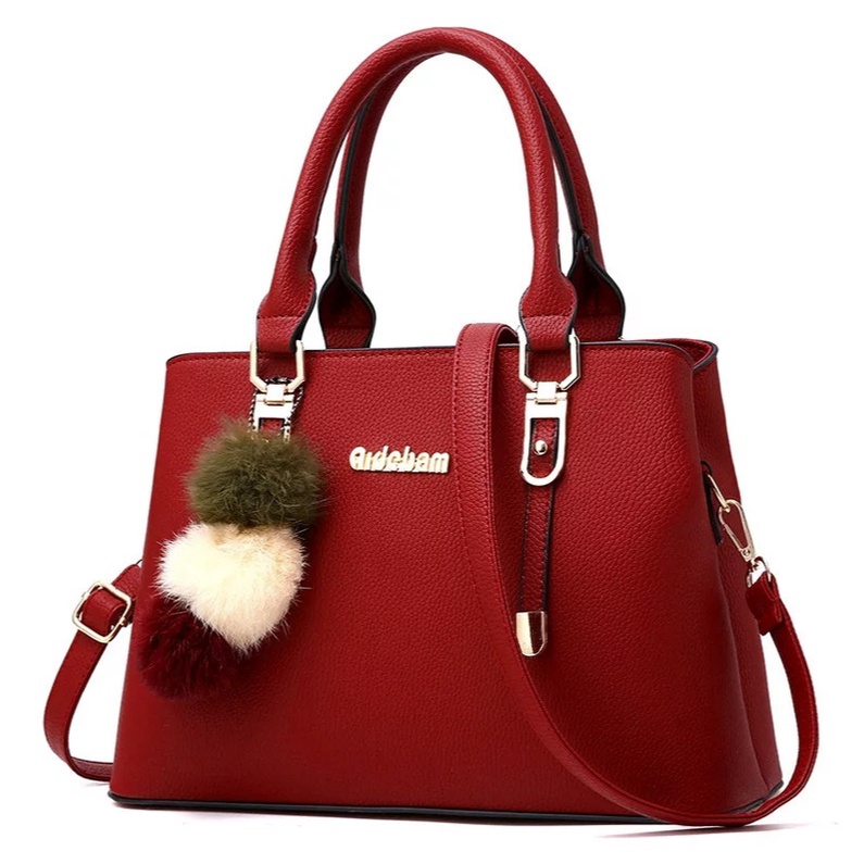 H03_wanita&Ibu /Tas ukuran besar,tas wanita selempang Warna Merah Tas murah,model terbaru,TAS ibu-ib