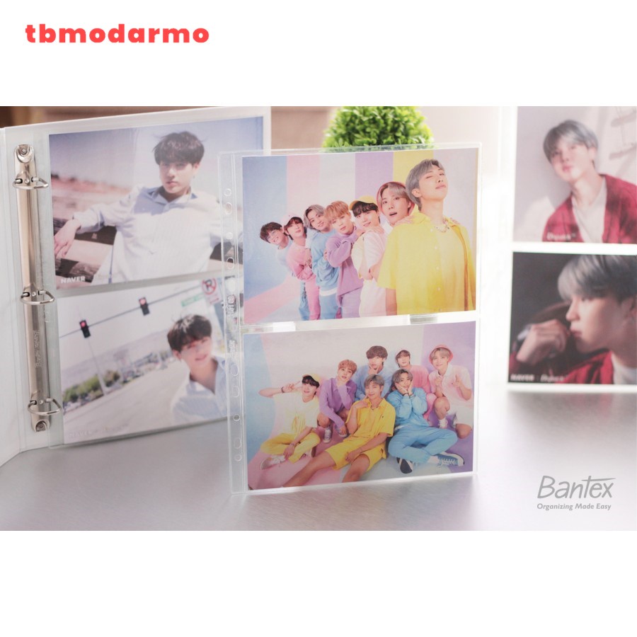 TBMO Bantex Collector Sleeve A4 Photocard 2P Clear 2151 08