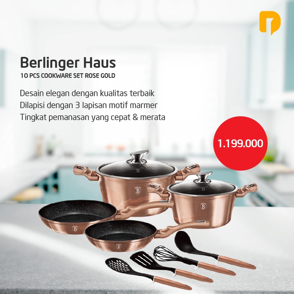 Berlinger Haus 10 Pcs Cookware Set