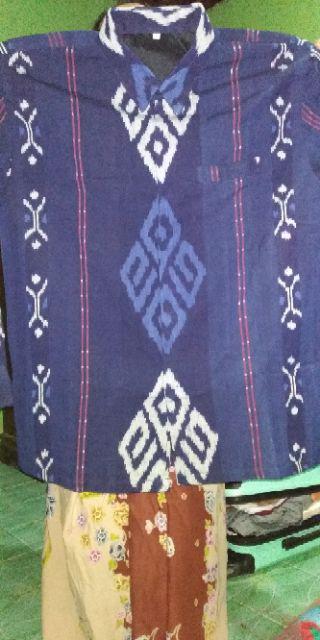 Raharja Kemeja Batik Pria Full Furing Bahan Tenun Troso Jepara