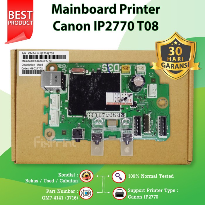 Board Cann ip2770 Motherboard ip 2770 Printer Mainboard
