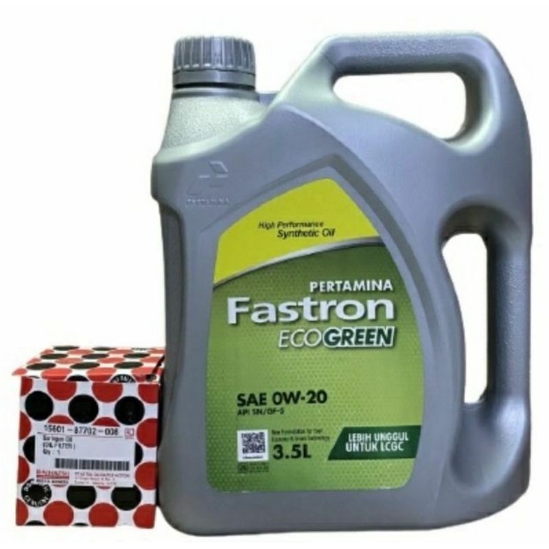 paket oli fastron sae 0w-20+ f oli daihatsu xenia avanza agya cayla original