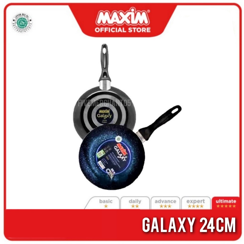 Penggorengan Maxim Galaxy 26cm Frypan Maxim Galaxy Wajan Teflon Maxim Teflon Anti Lengket Fry Pan 26 cm