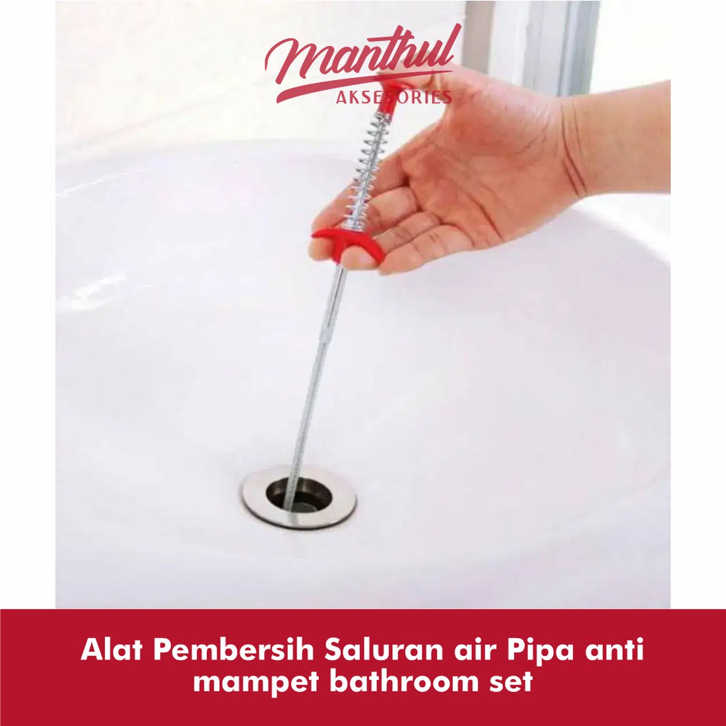 Alat Pembersih Saluran air Pipa anti mampet bathroom set