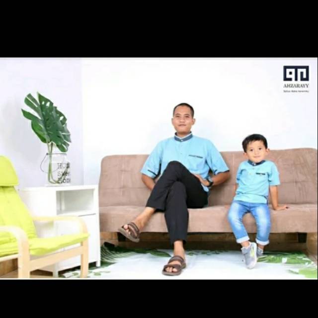 Ahzarayy Baju koko couple ayah & anak