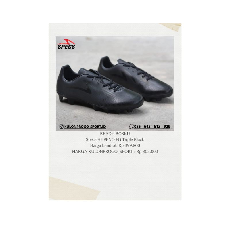 SPECS HYPENO FG Triple Black
