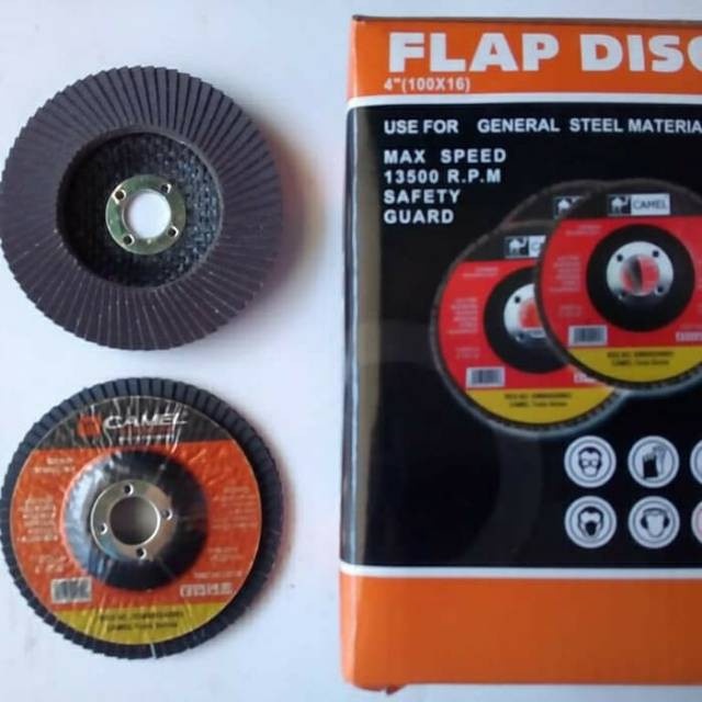 AMPLAS SUSUN GERINDA / FLAP DISC / FLAPDISC GRIT / TATAKAN AMPLAS GURINDA