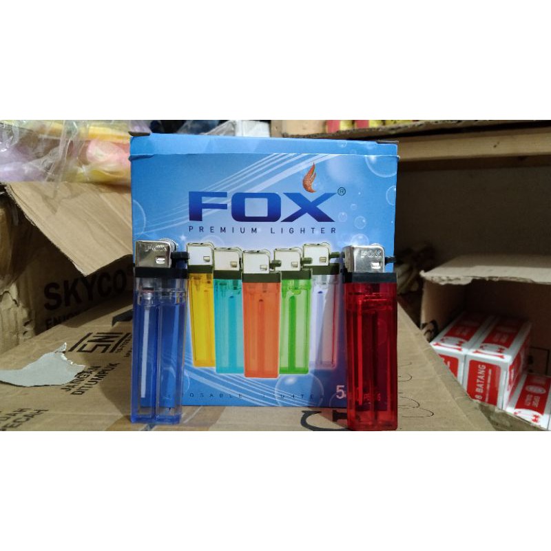 Korek Gas FOX isi 50 pcs