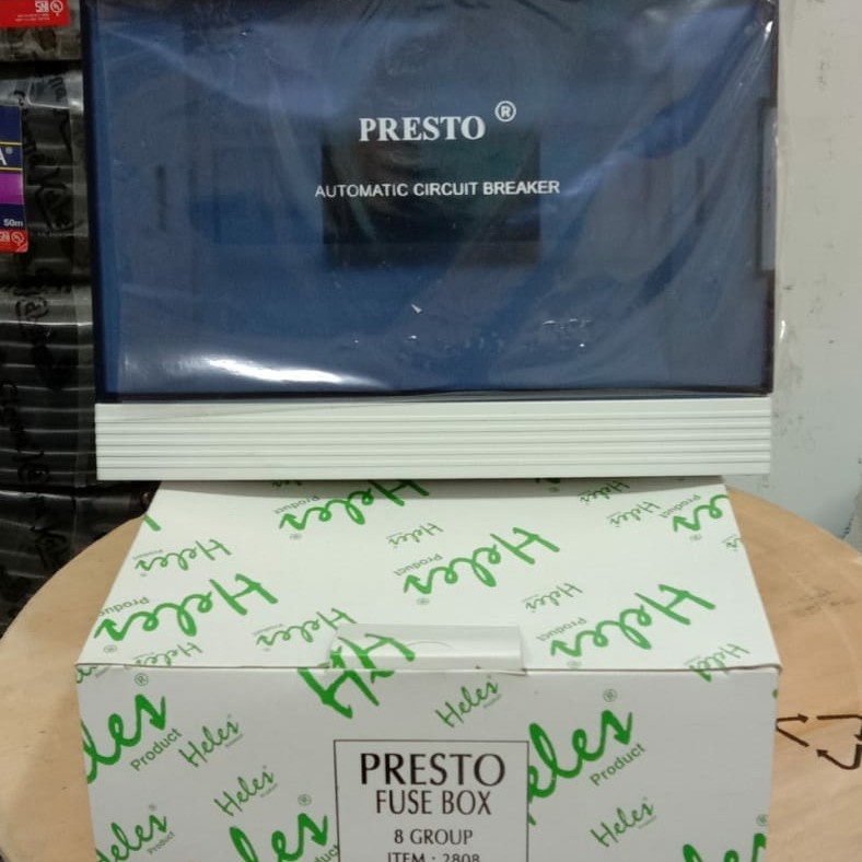 BOX MCB 8 GROUP PRESTO INBOW