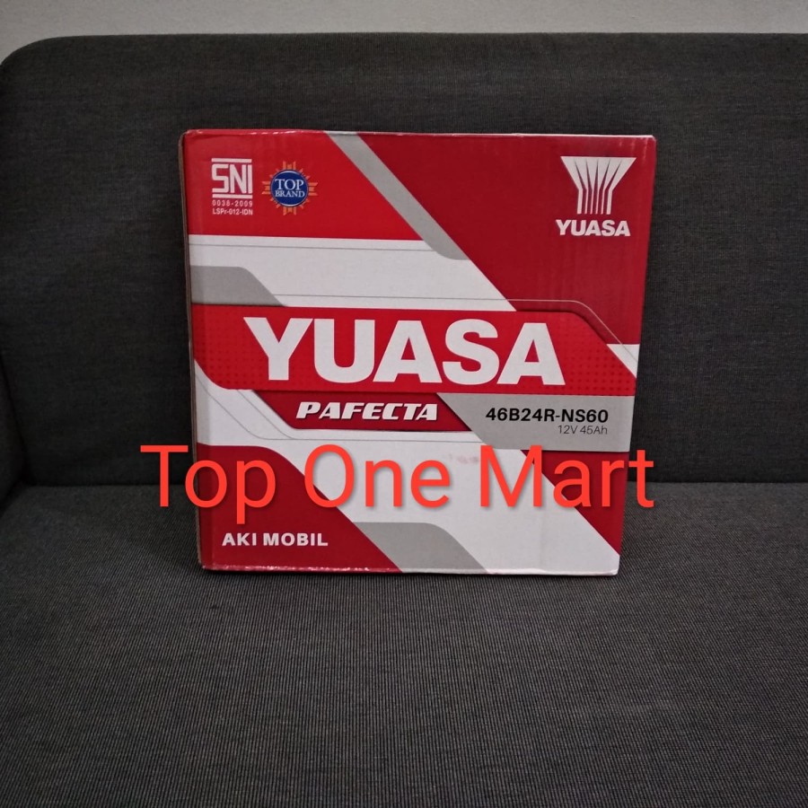 AKI MOBIL YUASA 46B24R NS60 ACCU AKI BASAH YUASA NS60PF NS60 PF