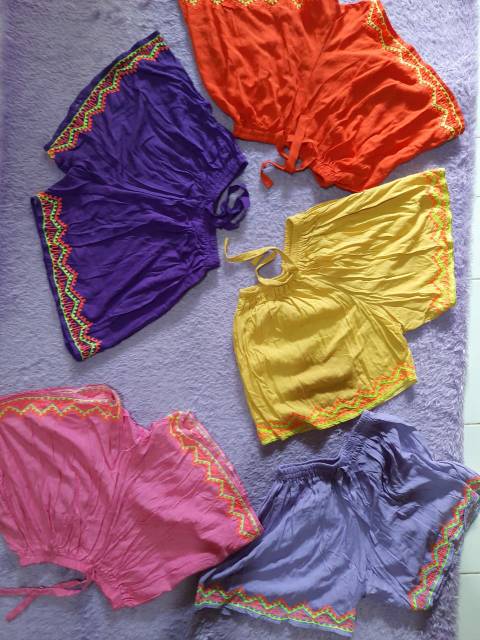 Celana pendek bordir/WANITA size JUMBO