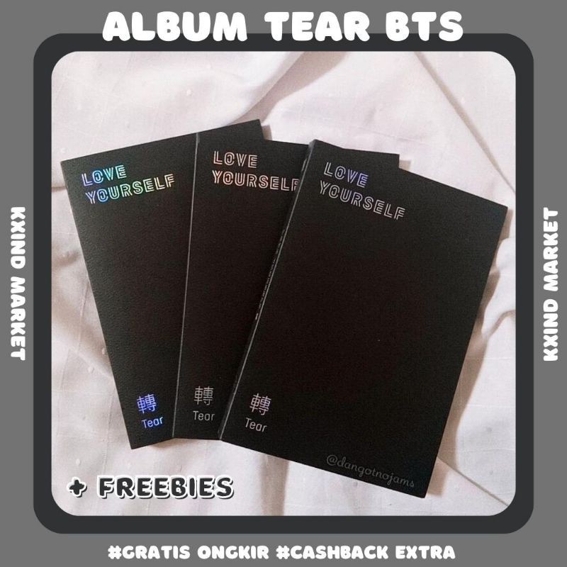 [ SEALED ] Album TEAR BTS Official / Album BTS segel / album tear versi Y O U R / album BTS baru