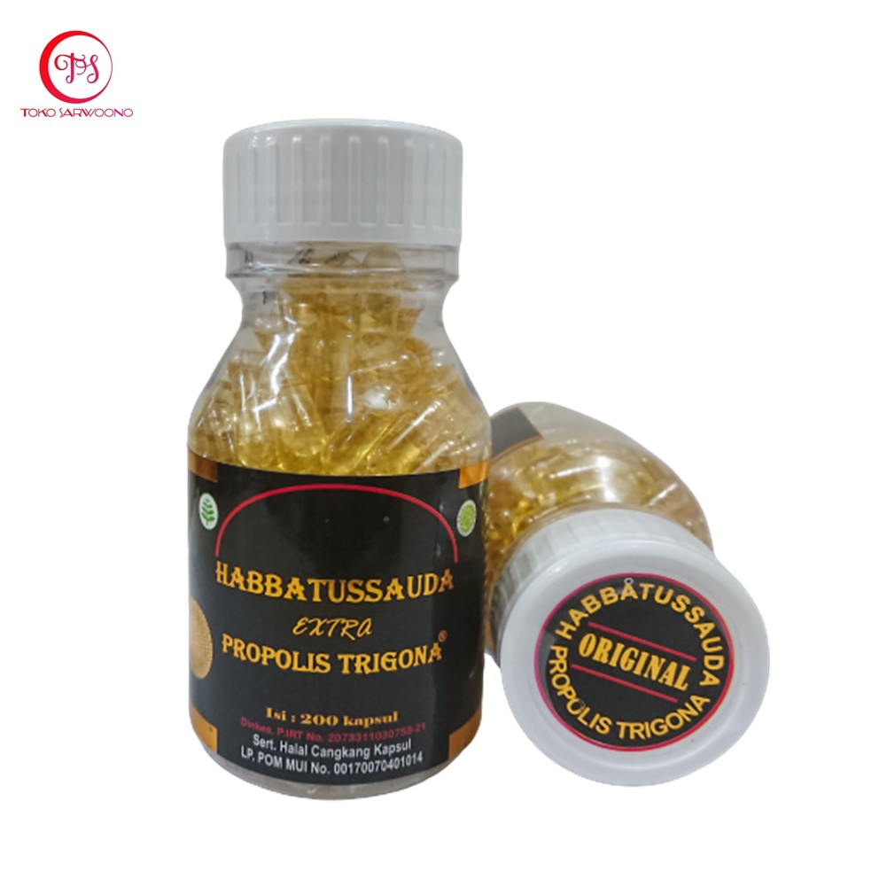 Habbatussauda Extra Propolis Trigona Isi 200 Kapsul Original - Habatusauda