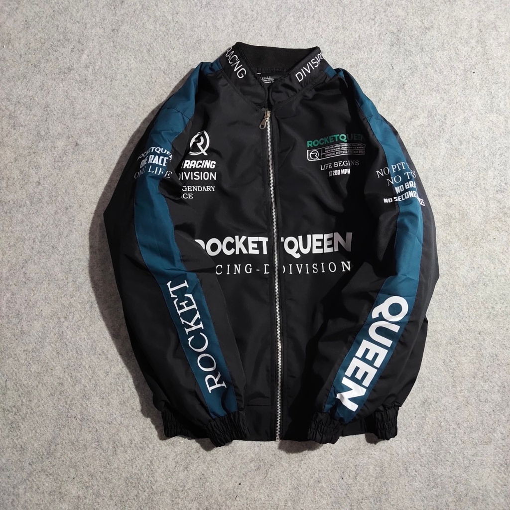 SALVIO HEXIA Original  Jacket Nascar Racing ROCKETQUEEN Jaket Varsity Pria Wanita Original Termurah 