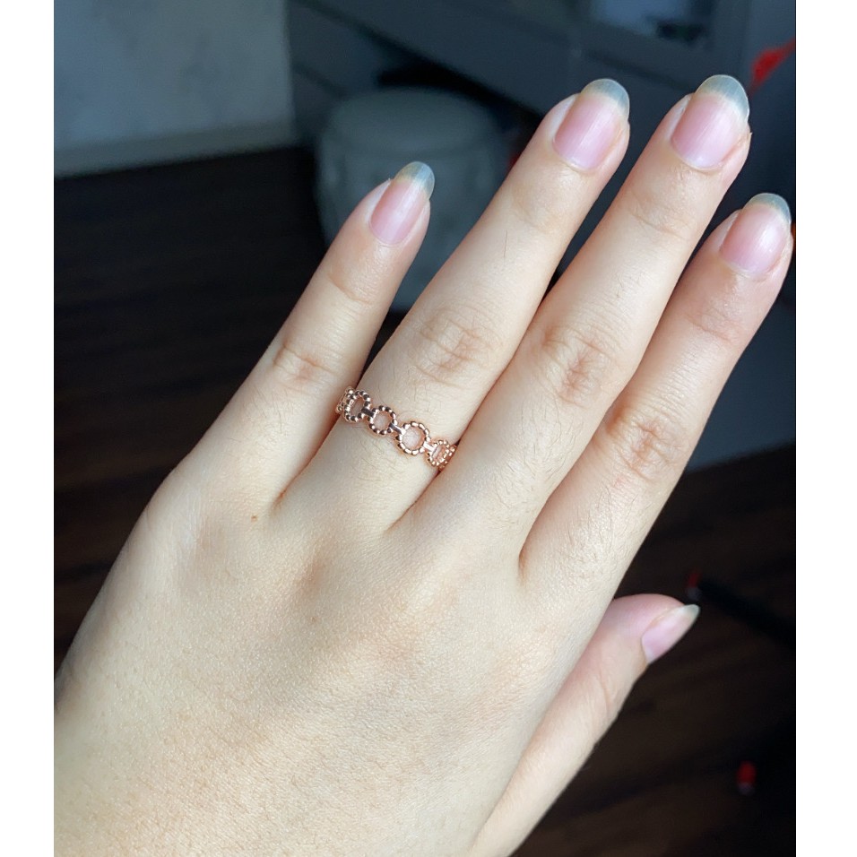 Cincin Perak Wanita Pria Couple Asli S 925 Lapis Rhodium Cocok Kawin Nikah tunangan hadiah RS031