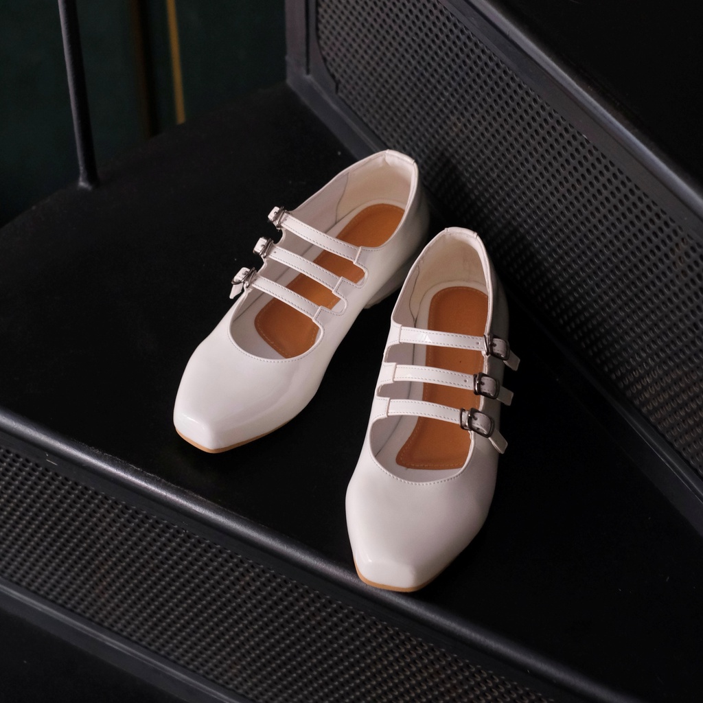BRSHOES X NISACOOKIE KAMALA Shoes Sepatu Marry Jane Wanita Korean Look 2cm