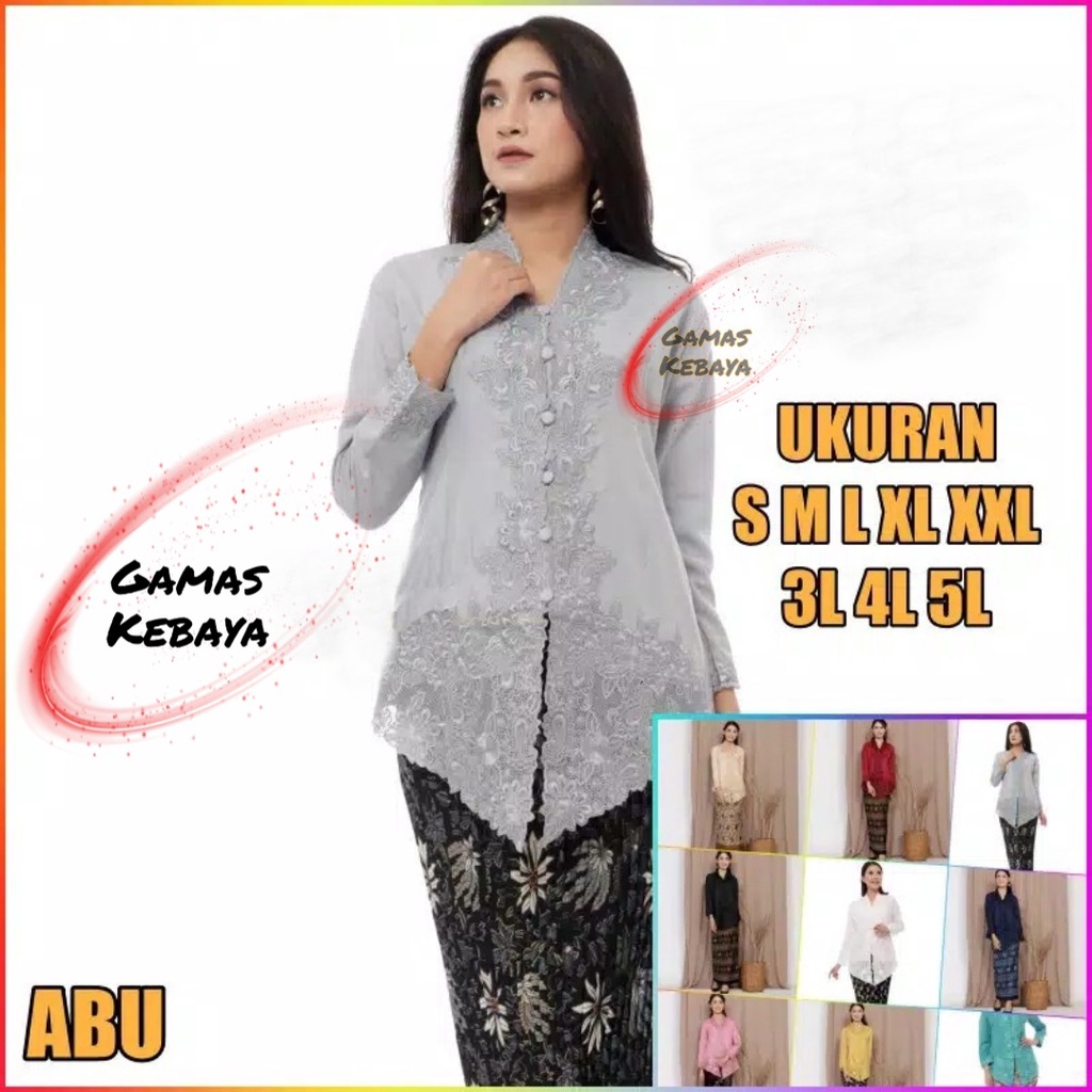 PROMO TERMURAH SETELAN KEBAYA ENCIM PREMIUM/KEBAYA BORDIR/KEBAYA MODERN/KEBAYA JUMBO/BAJU KEBAYA/One Set Wanita / Setelan Wanita Kekinian / Baju Wanita