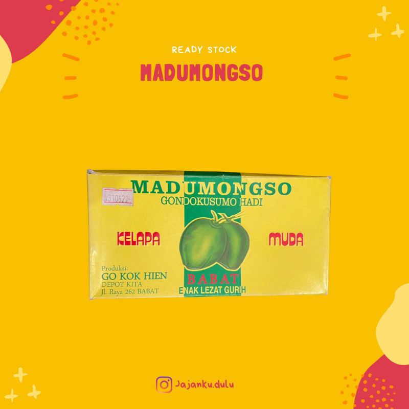 madumongso / babat enak / madumongso gondokusumo hadi