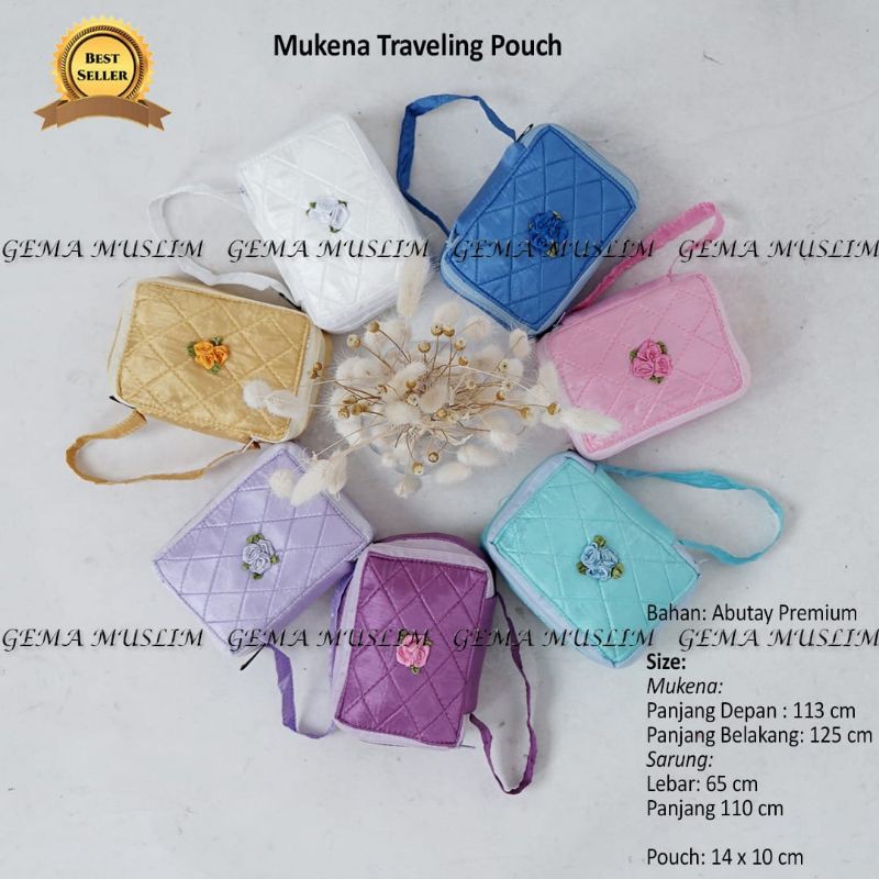 Mukena Traveling Pouch Tidak Bisa Pilih Warna