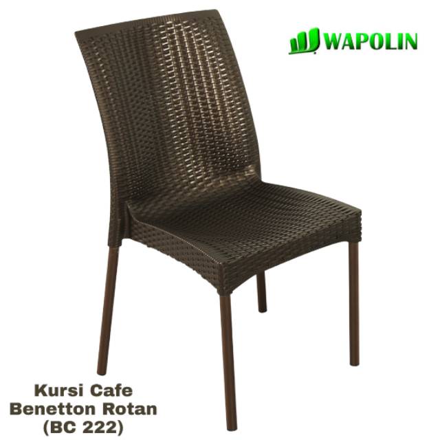 Kursi Plastik Cafe Benetton Rotan Bc 222 Shopee Indonesia