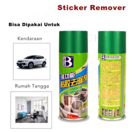 Sticker Remover Spray Penghapus Bekas Cat Penghilang Stiker - 450ML