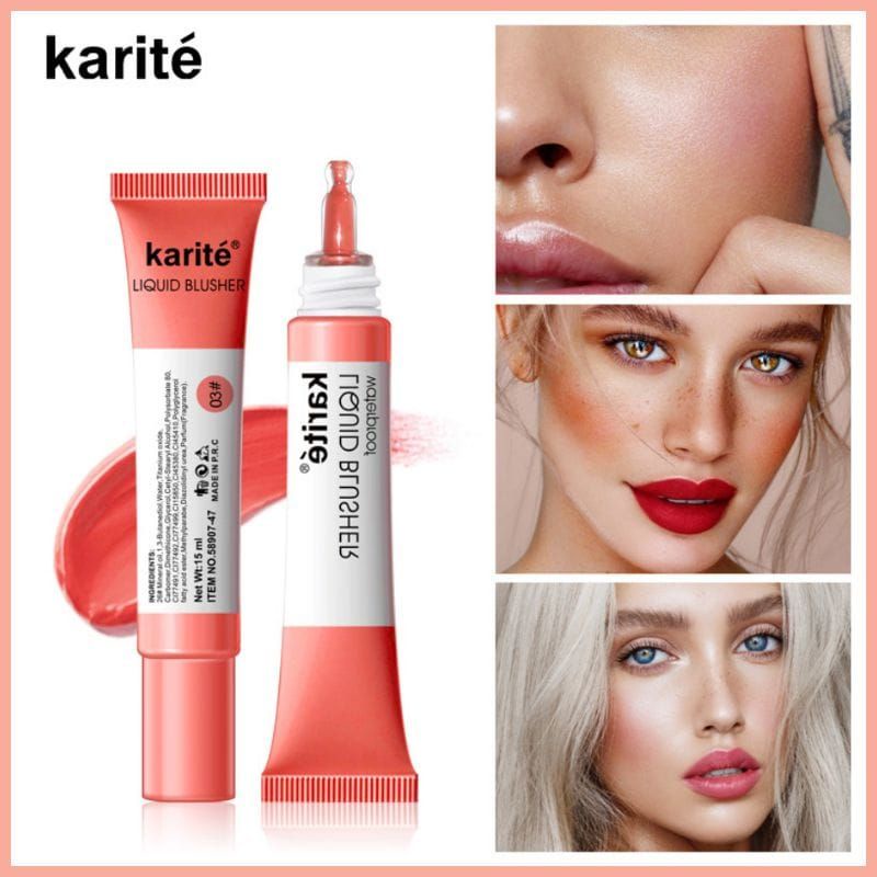 Bundara.id Ko-559 blusher waterproof limited edition liquid blusher karite/blusher cair