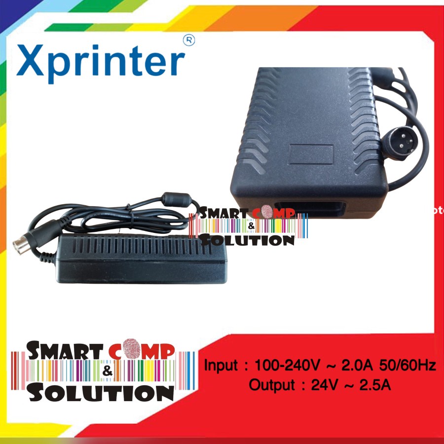 POWER SUPPLY / ADAPTOR For PRINTER BARCODE XPRINTER 24V 2.5A