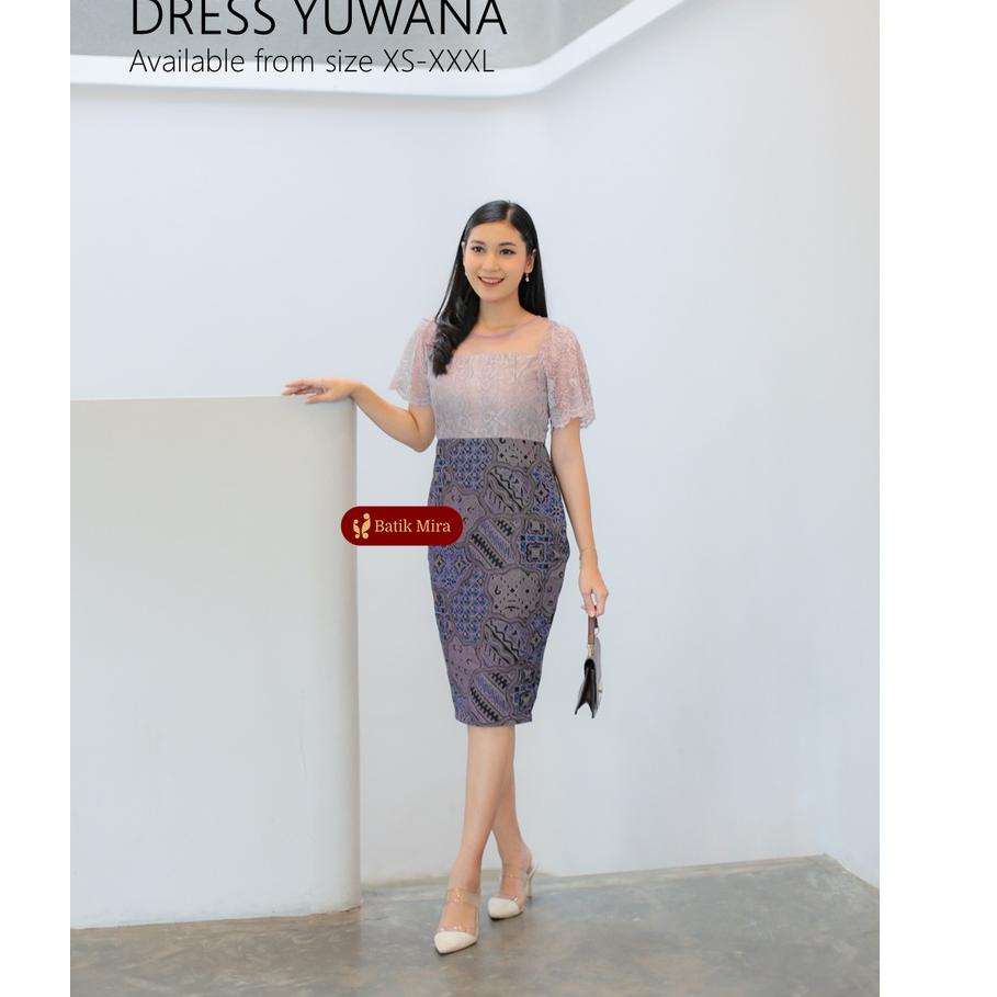 TUNIK / DRESS BATIK PREMIUM LAPIS TRICOT2022 COUPLE YUWANA ‑ TRY.25Au22d