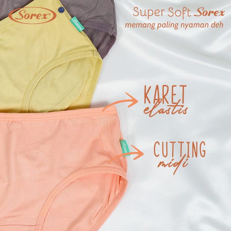 SOREX Cd Basic Super Soft 1239 Sorex Panties Original