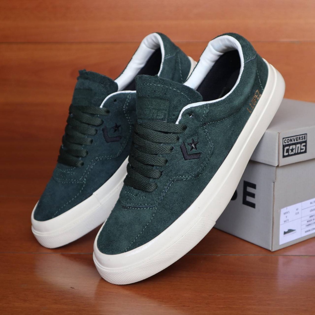 sepatu convers lopez green army sepatu pria sepatu casual pria sepatu sneakers pria